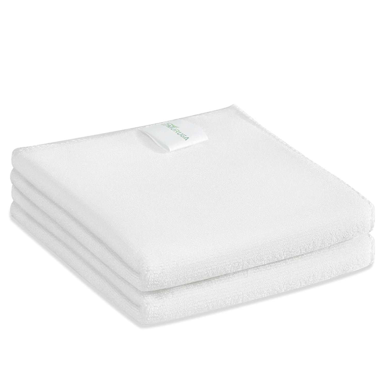 251103074825563_1 Hot Microfiber Face Cloth Facial warm towel|Soft washcloths for face Makeup Remover-Eraser|Absorbent face towel for skincare|Fast Drying Face wash cloth|Multi-Purpose facial cleansing Cloth,white,2pcs - Image 1
